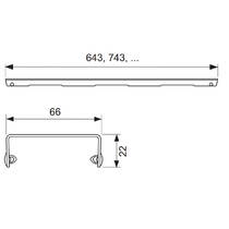 Решетка для душевого канала TECE TECEdrainline 601511 
