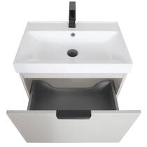 Тумба Аква Родос Fabio консольна кашемір з раковиною Fabio 60 см, фото №6