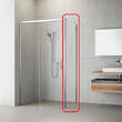 Боковая стенка Radaway Idea S1 1000Rх2000 прозрачное стекло, профиль хром, фото 1
