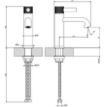 Смеситель для раковины Gessi Inciso 58002-031 хром, фото №3