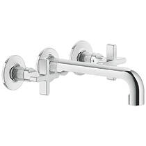 Змішувач прихованого монтажу для раковини Gessi Inciso 58190-031 хром (зовнішня частина), фото №2