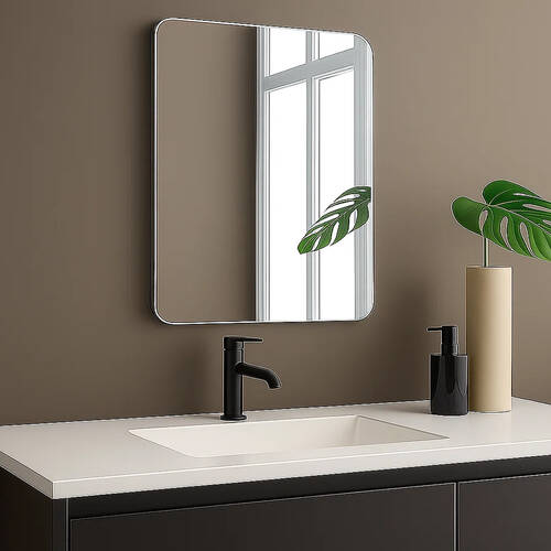 Дзеркало Devit Basic 4600700 600х700 мм закруглене, фото 1