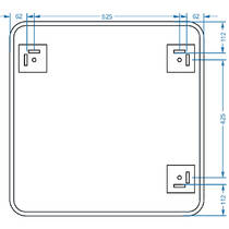 Зеркало Devit Basic 4700700 700х700 мм закругленное, фото №4