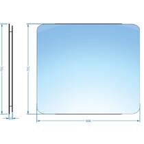 Дзеркало Devit Basic 4800700 800х700 мм закруглене, фото №3