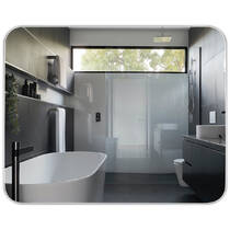 Дзеркало Devit Basic 4800700 800х700 мм закруглене, фото №2