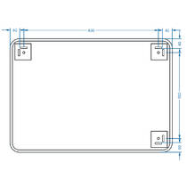 Дзеркало Devit Basic 4100700 1000х700 мм закруглене, фото №4