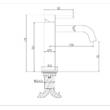 Змішувач для раковини Devit Flow 550534B, чорний матовий, фото 3