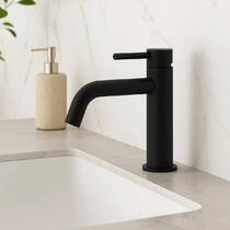 Смеситель для раковины Devit Flow 550534B, черный матовый, фото №1