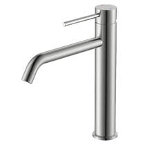 Смеситель для раковины Devit Flow 550533N, высокий, никель матовый, фото №2