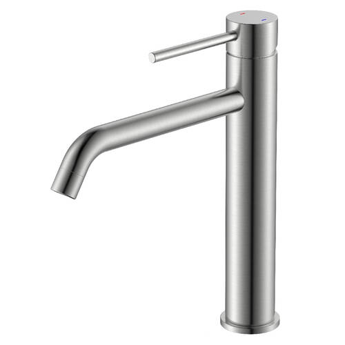 Змішувач для раковини Devit Flow 550533N, високий, нікель матовий, фото 2