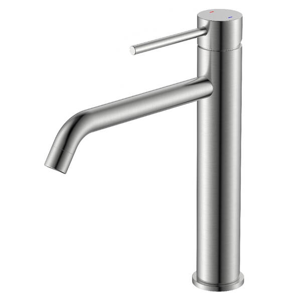 Змішувач для раковини Devit Flow 550533N, високий, нікель матовий, фото 2