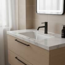 Смеситель для раковины Devit Flow 550547B, черный матовый, фото №1