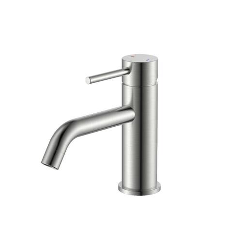 Змішувач для раковини Devit Flow 550547N нікель матовий, фото 2