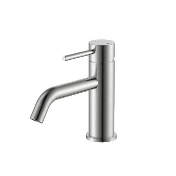 Змішувач для раковини Devit Flow 550547N, brushed nickel - купити