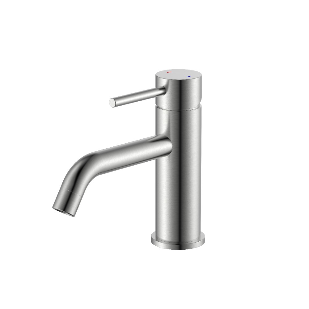 Змішувач для раковини Devit Flow 550547N нікель матовий