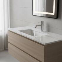 Смеситель для раковины Devit Flow 550547N никель матовый, фото №1