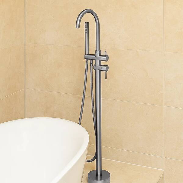 波 Змішувач для ванни Devit Flow 550538N з підлоги, brushed nickel