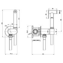 Гігієнічний душ Devit Flow 550539C, хром, фото №3