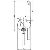 Гігієнічний душ Devit Flow 550539B, чорний матовий, фото №3