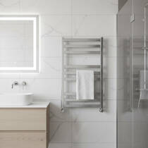 Полотенцесушитель водяной Марио Чикаго 1.2.6100.03 S 800х530/500 сатин, фото №1