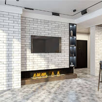 Керамограніт Golden Tile Klinker Brick білий KB0010 6х25 см, фото №1