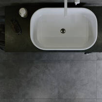 Керамограніт Lassel-Rako Betonico DAK62792 black 60x60 см, фото №3