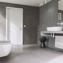 Мозаїка Lassel-Rako Betonico DDM06792 black 30x30 см, фото №1