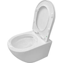 Унітаз підвісний AM PM X-Joy S C85A1703SC безобідковий з сидінням з дюропласту, фото №3