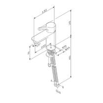 Смеситель для раковины AM.PM X-Joy S FXB02133 белый, фото №4