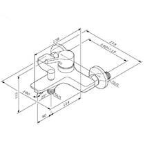 Змішувач для ванни AM PM  X-Joy S FXB10033 білий матовий, фото №3