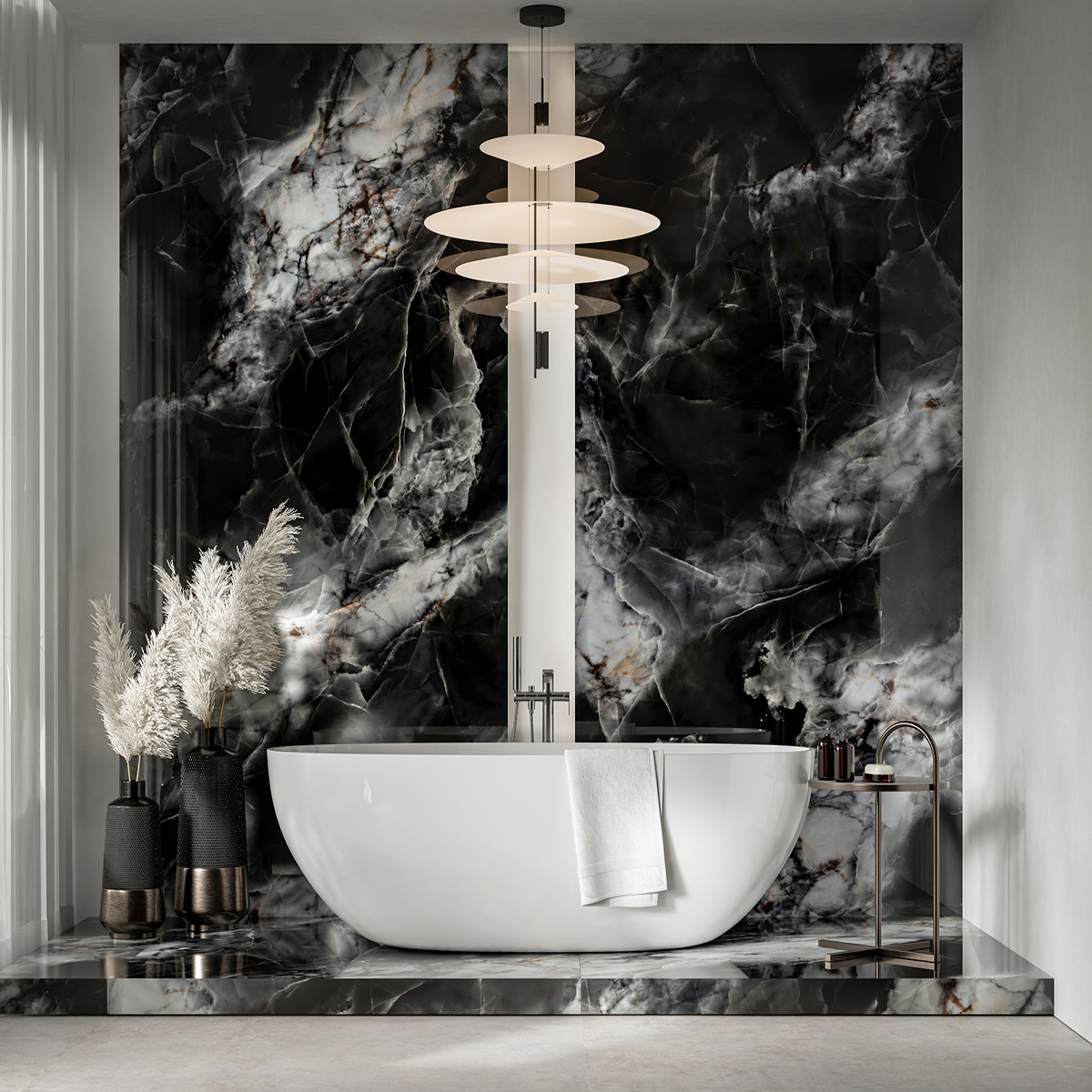 GRES CALMNESS BLACK POLER (1 сорт)
