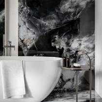 Керамограніт Cerrad Calmness Black Rect 120x120 см, фото №4