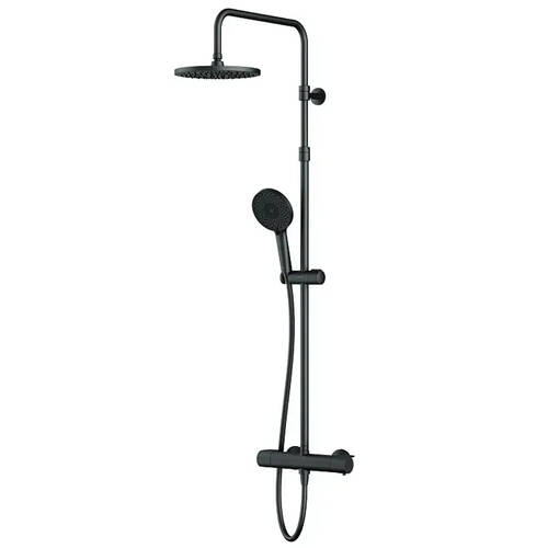 Душова система AM PM X-Joy F0785A422 з термостатом, чорний матовий, фото 2