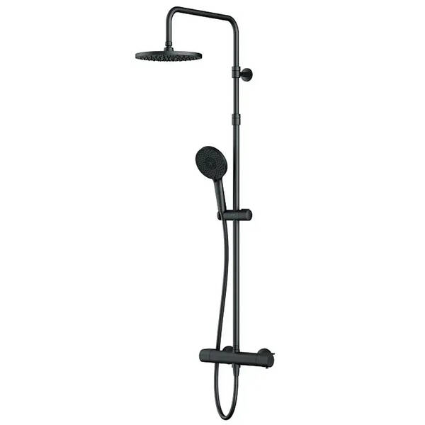 Душова система AM PM X-Joy F0785A422 з термостатом, чорний матовий, фото 2