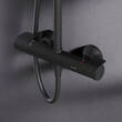 Душова система AM PM X-Joy F0785A422 з термостатом, чорний матовий, фото 4