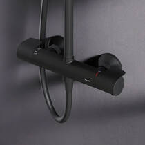 Душевая система AM PM X-Joy F0785A422 с термостатом, черный матовый, фото №4