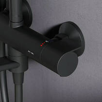 Душова система AM PM X-Joy F0785A522 з термостатом чорний матовий, фото №5