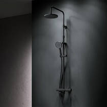 Душова система AM PM X-Joy F0785A522 з термостатом чорний матовий, фото №1