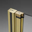 Душові двері в нішу Radaway Nes Brushed Gold DWS 10028100-99-01R, 1000Rx2000, профіль брашоване золото, прозоре скло, розпашні праві, фото 6