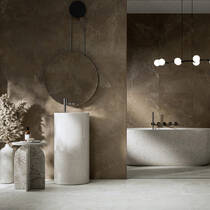 Керамограніт Cerrad Softstone Brown Rect 60x60 см, фото №3