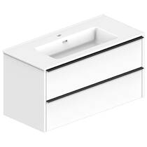 Верхний ящик к тумбе Devit Comfort 332100W 100 см белый глянец, фото №1