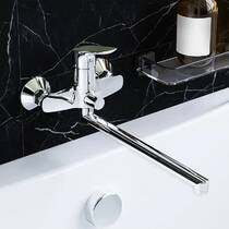 Змішувач для ванни Damixa Jupiter 779500001 з душовим набором, хром, фото №1