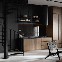 Клінкер Cerrad Kamien Palette Black 7,4x30 см, фото №4