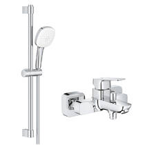 Змішувач для ванни Grohe Cubeo BF101813TC з душовим набором, хром, фото №1