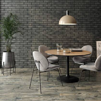 Керамограніт Golden Tile Fino 6F7020 Коричневий 6х25 см, фото №1