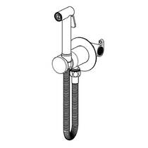 Гигиенический душ Paffoni Tweet Lock ZDUP128NO черный, фото №3