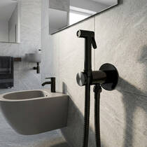 Гигиенический душ Paffoni Tweet Lock ZDUP128NO черный, фото №1