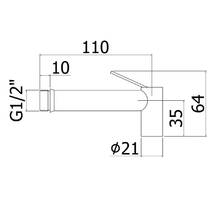 Гигиенический душ Paffoni Tweet Lock ZDUP128ST с запорным смесителем, сталь, фото №4