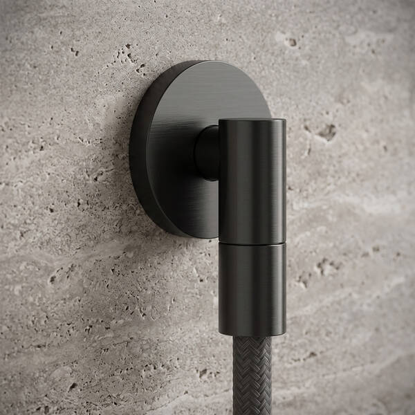 28882340 HG FixFit Fine S Шлангове підключення, brushed black chrome