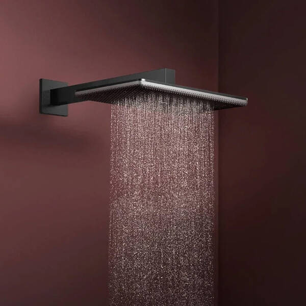 24530340 HG Raindance Alive Q Верхній душ 210/340 1jet, brushed black chrome — фото 4